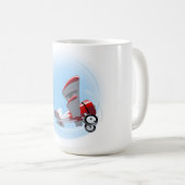 マンガのレトロ飛行機 コーヒーマグカップ (正面右)