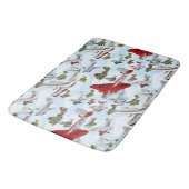 マンガのレトロ飛行機 バスマット (アングル)