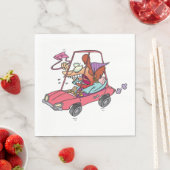 マンガのロードレイジ・ウーマン スタンダードランチョンナプキン (インサイチュ)