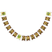 マンガの先史時代の恐竜パーティーのバンティングバナー バンティングフラッグ (全)