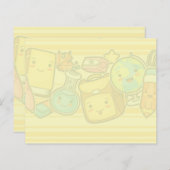 マンガの学校給食パターン投稿ノート (正面/裏面)