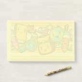 マンガの学校給食パターン投稿ノート ポストイット (デスク)