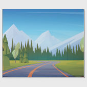 マンガの山 ラッピングペーパー (フラット)