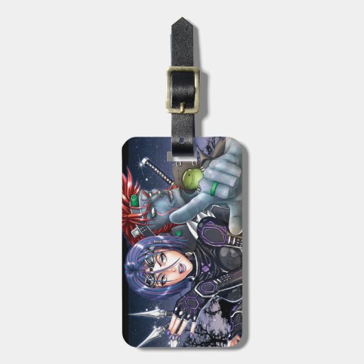 マンガの戦士 ラゲッジタグ (正面縦)