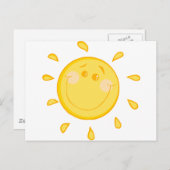 マンガの晴れた太陽 ポストカード (正面/裏面)