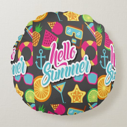 マンガの果実 ラウンドクッション (正面)