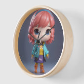 『マンガの流行:限定版』 壁時計 (傾斜)