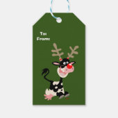 マンガの牛かトナカイか?ギフトタグ ギフトタグ (正面)