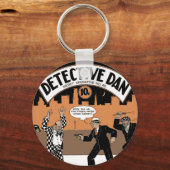 マンガの物語、ダン刑事 キーホルダー (正面)