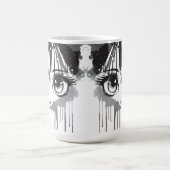 マンガの絵を描視線の少女 コーヒーマグカップ (中央)