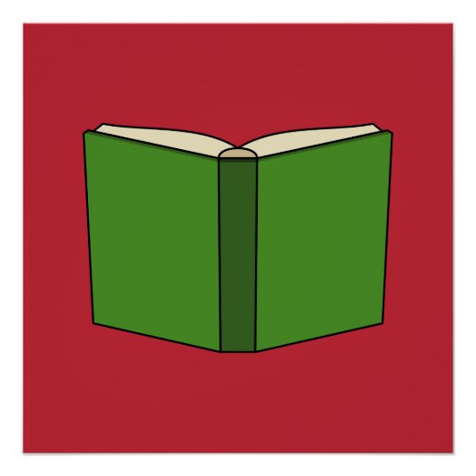 マンガの緑の本 ポスター (正面)