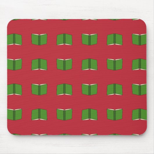 マンガの緑の本 マウスパッド (正面)