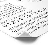 マンガの職人、大工、大工広告の ポスター (角)