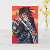 マンガの芸術家 カード (黄色い花)