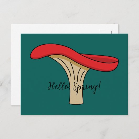 マンガの赤いキノコ |追加文字 シーズンポストカード (正面/裏面)