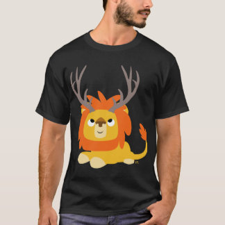 マンガの赤いライオン大人Tシャツ Tシャツ