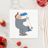 マンガの配管工 スタンダードランチョンナプキン (インサイチュ)