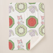 マンガの青いヒーラーのおもちゃ シェルパブランケット (正面)