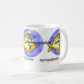 マンガの魚魚食べ物の魚 コーヒーマグカップ (正面右)