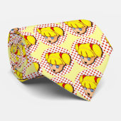 マンガの黄色い女の子 ネクタイ (ロール)