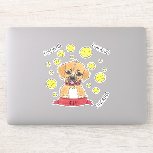 マンガの黄金の羊飼いとテニスボール シール (コンピューター)