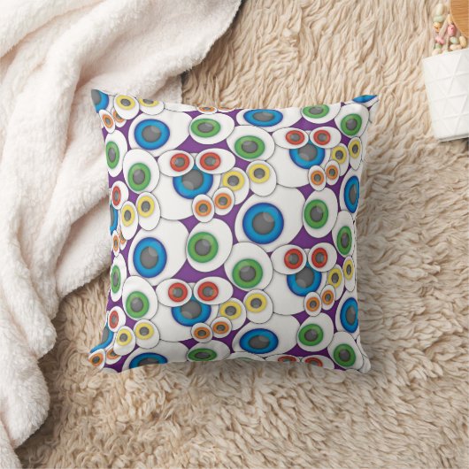 マンガアイズハロウィーン装飾用クッション クッション (ブランケット)