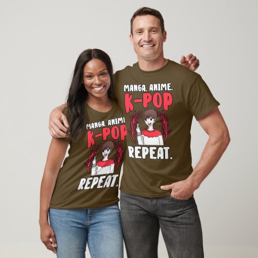 マンガアニメKPopアイドル愛日本の韓国ファン Tシャツ (ユニセックス)