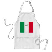 マンガイタリアン国旗 スタンダードエプロン (正面)