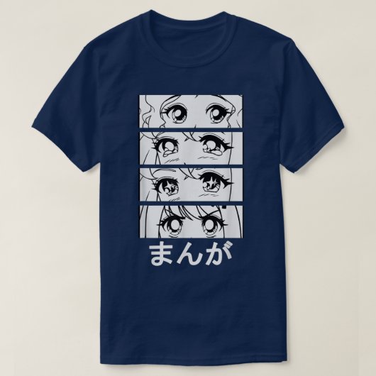 マンガイン日本の,マンガモチーフ日本,顔系 Tシャツ (デザイン正面)
