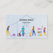 マンガエレガントー・ハウス清掃サービス 名刺 (裏面)