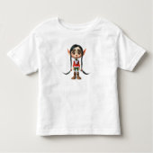 マンガガールクリスマスエルフ幼児用Tシャツ トドラーTシャツ (正面)