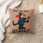 マンガキャットレトロスタイル装飾用クッション クッション (ブランケット)