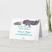 マンガクジラベビーサンキューカード サンキューカード (裏面)