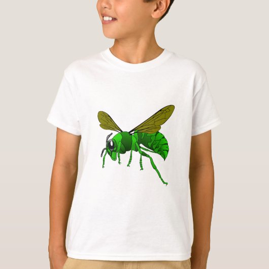 マンガグリーンとライムスズメバチ Tシャツ (正面)