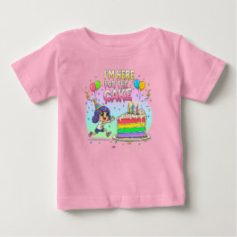 マンガケーキ好き – かわいい誕生日プレゼント ベビーTシャツ