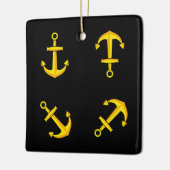 マンガゴールデンボートいかりセット セラミックオーナメント (左)