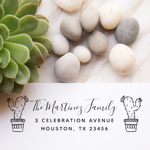 マンガサボサボファミリー名&差出人住所 セルフインキングスタンプ