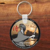 マンガサムライ横浜 キーホルダー (正面)