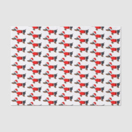 マンガサンタダックシュンドドッグクリスマスティッシュペーパー 薄葉紙