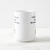 マンガシェフ「チーフ調理師·ボトル座金」 コーヒーマグカップ (中央)