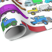 マンガスタイルトラックイラスト ラッピングペーパー (ロールコーナー)