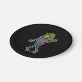 マンガゾンビハローウィンパーティ ペーパープレート (アングル)