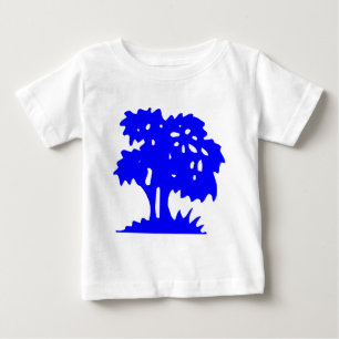 マンガツリー – 青 ベビーTシャツ