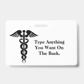 マンガナースとビッグニードルナースバッジ! バッジ (裏面)