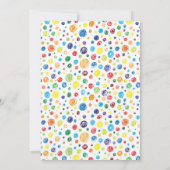 マンガハンドドロードゥードル誕生日招待状 招待状 (裏面)