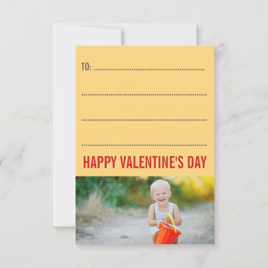 マンガビーラブ教室バレンタインフォトカード 招待状 (裏面)