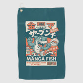 マンガフィッシュ ゴルフタオル (正面)