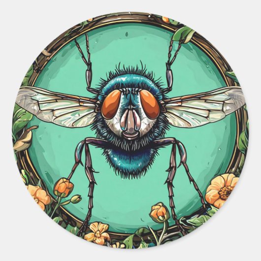 マンガフライ ラウンドシール (正面)