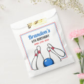 マンガブルー&レッドボーリングキッズ6誕生日 フェイバーバッグ (封をした状態)