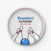 マンガブルー&レッドボーリングキッズ6誕生日